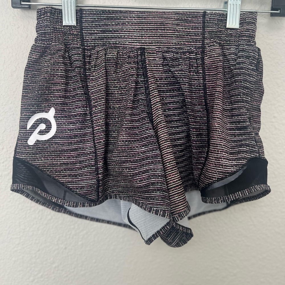 Luluemon peloton running shorts.  Size 2 never worn